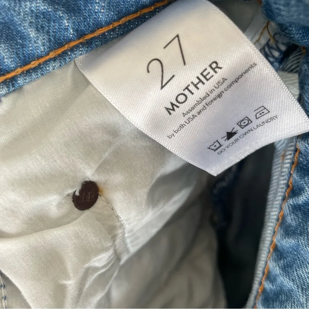 Mother Snacks The Pleated Fun Dip Puddle jean Size 27 - Image 10