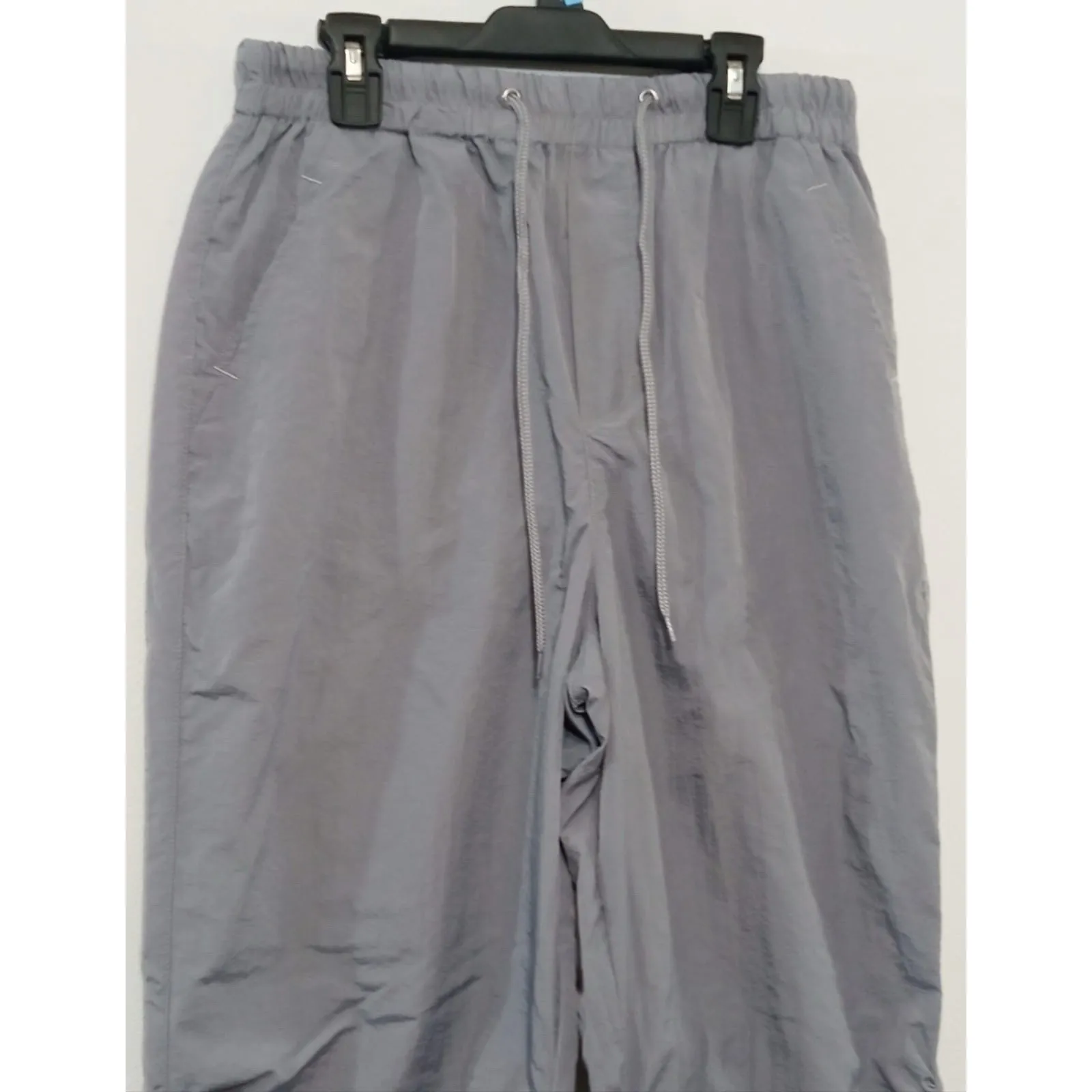 Ci Sono  Women’s Cargo Pants Pull On Drawstring Pockets Gray Size Large - Image 3