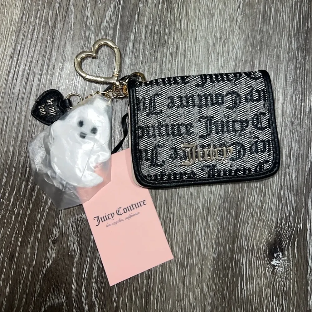 Juicy Couture Spooky Card Holder Wallet with Ghost and “be my boo” Charm - Image 5