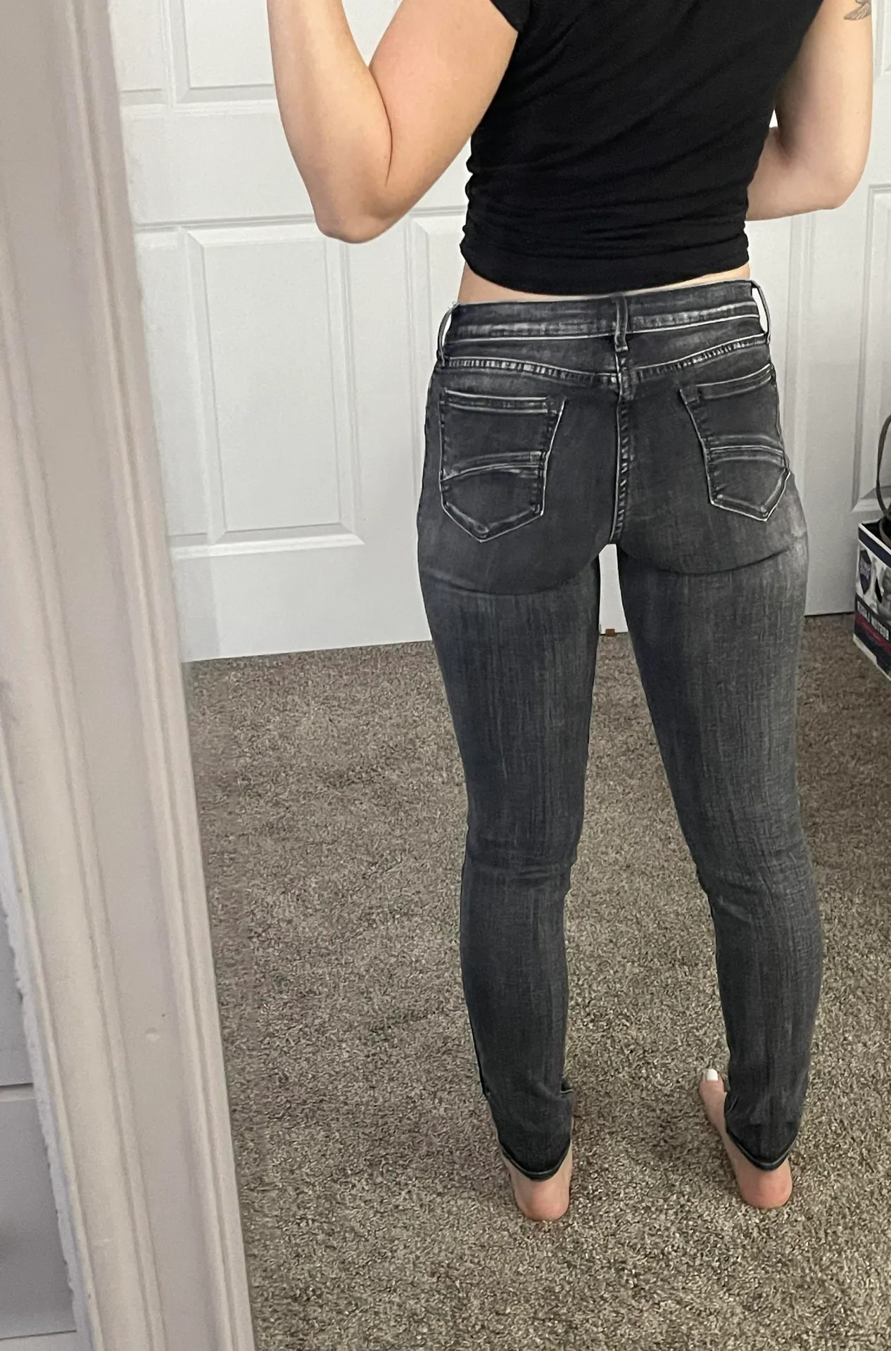 Free People Driftwood Embroidered Jeans - Image 2