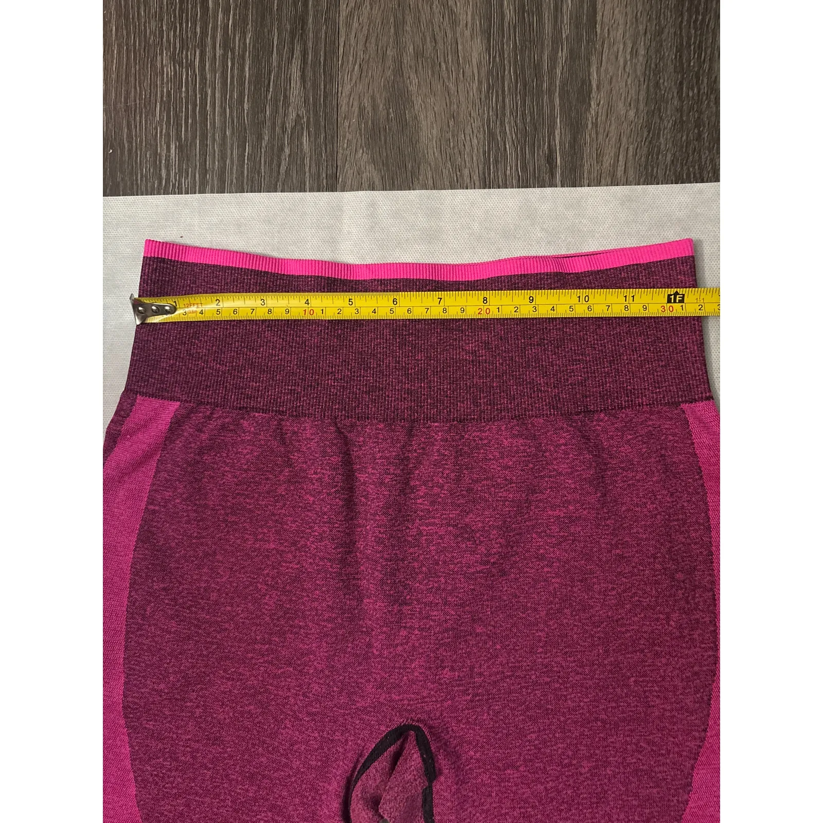 Pink Victoria Secret Two Tone Seamless Workout Leggings M Athleisure Activewear - Image 5