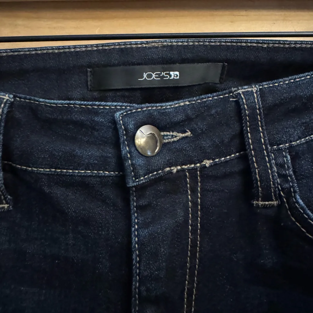 Joes Jeans Size 31/12 Mid Rise Dark Wash Bootcut Cotton Lycra Blend Jeans - Image 3