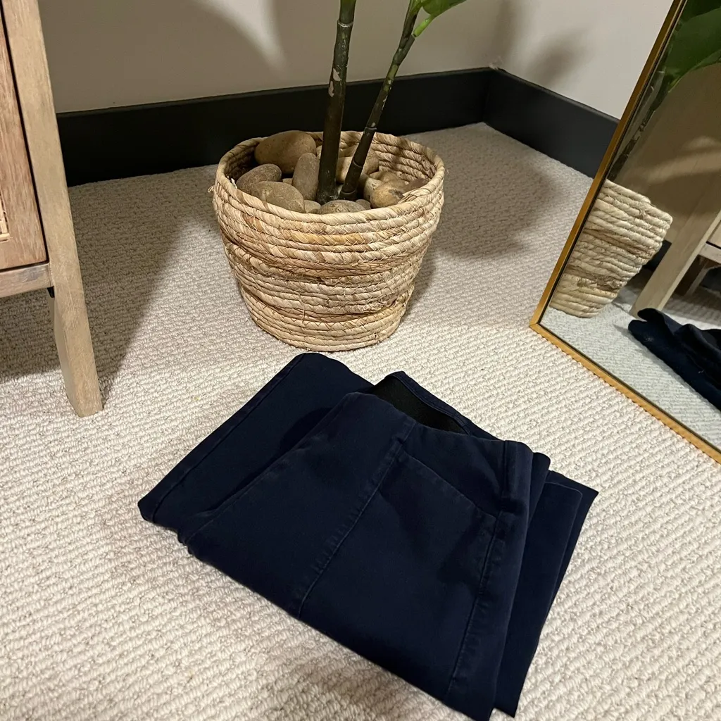 Old Navy Navy Blue Wide-Leg Pants - Image 5