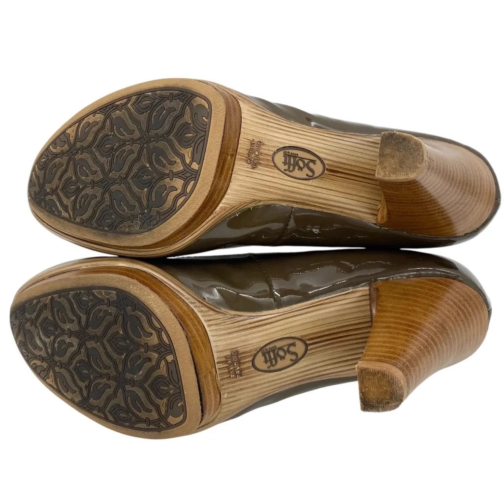 Sofft Ramona Patent Leather Platform Stacked Heel Pumps Size 10 - Image 7