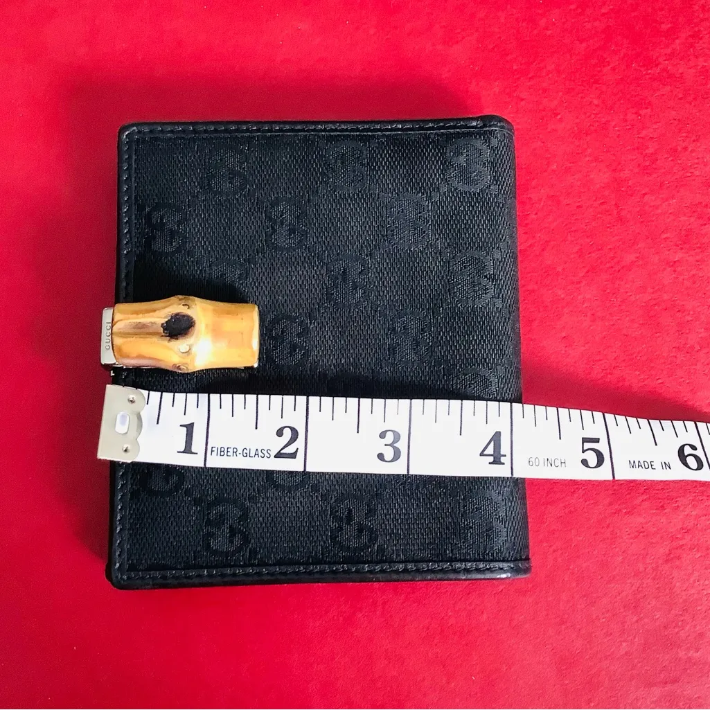 Authentic GUCCI bamboo clasp wallet 💵💶💴 - Image 7
