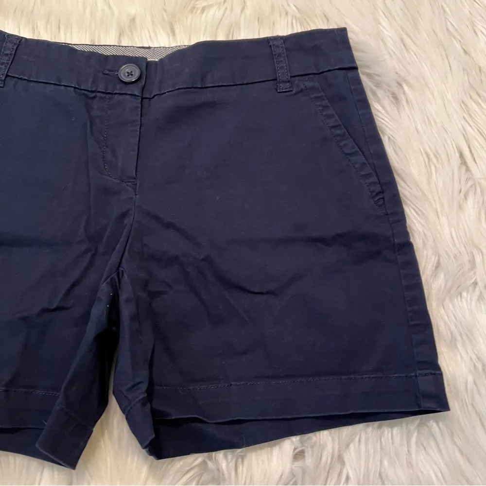 Crown & Ivy Chino Shorts Navy Blue - Image 4