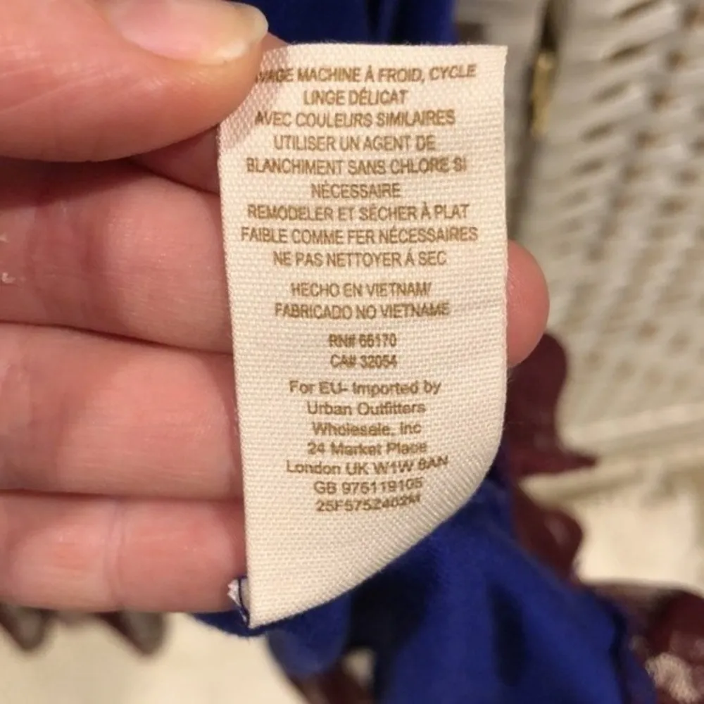 Free People Beaded Sleeveless Tulle Floral Midnight Glimmer Skater Dress Medium - Image 12