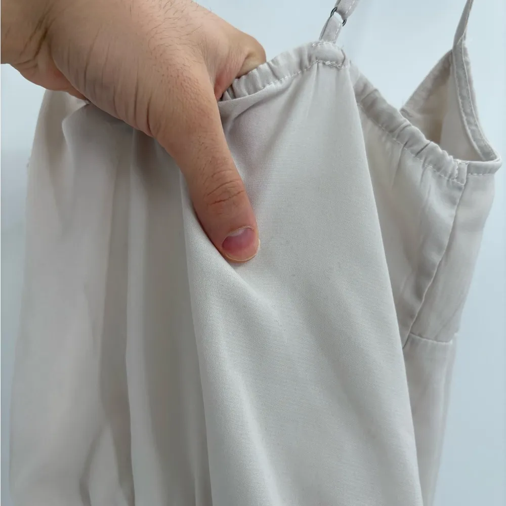 Abercrombie and fitch strap cami beige polyester bodysuit size xs - Image 11