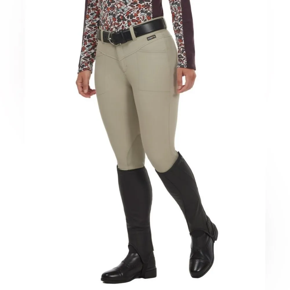 Kerrits Equestrian Ladies Crossover II Knee Patch Riding Breeches Pants Large - Image 3