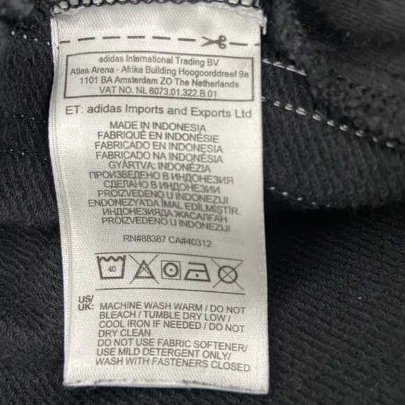 Adidas track‎ pants, joggers, sweatpants, size Large - Image 5