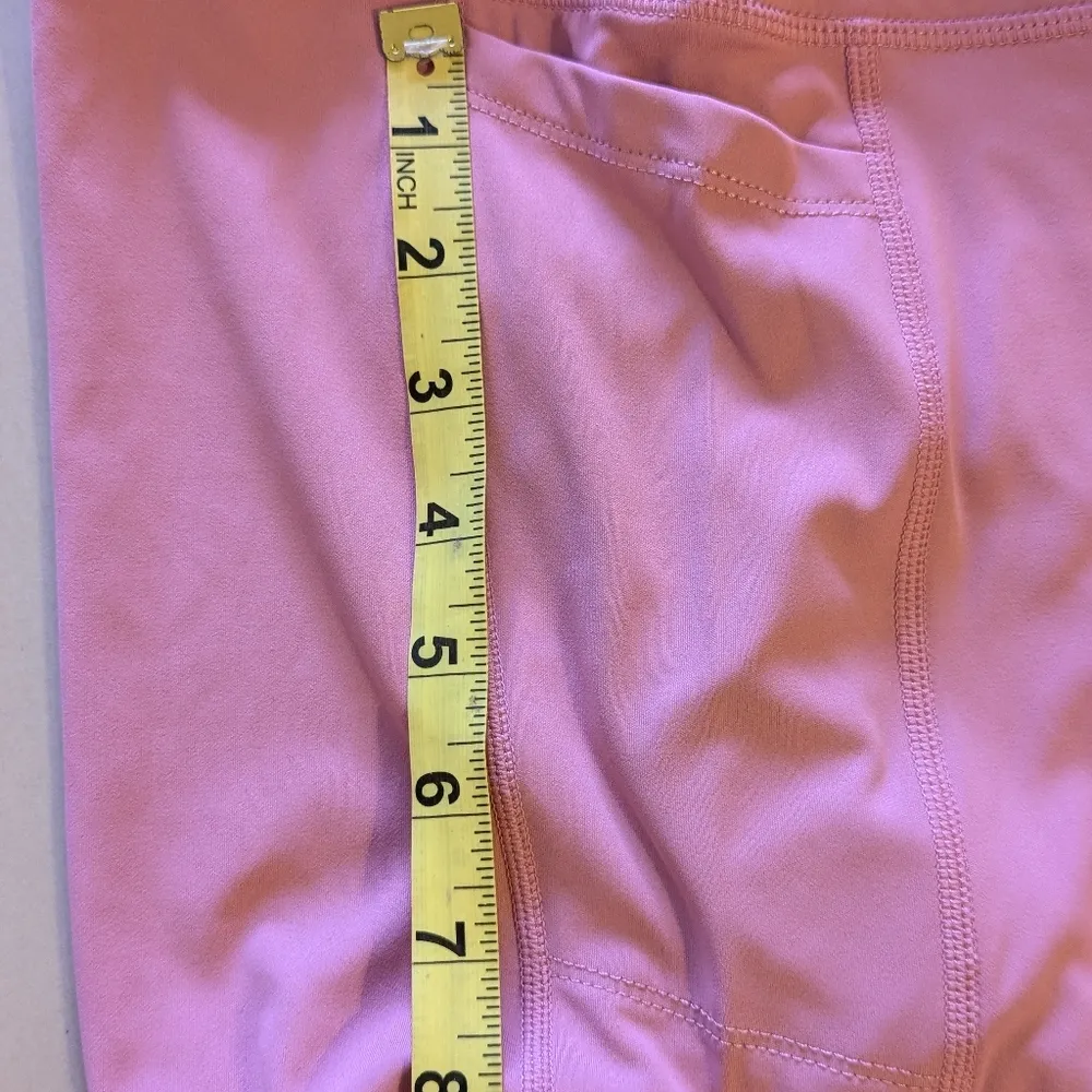 Leggings Falabella  Peach Leggings   Size 2XL High Rise Stretch Lightweight Pock - Image 7