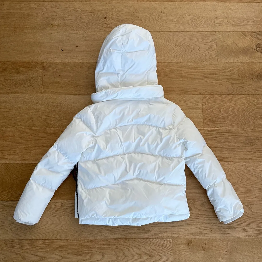 All Saints Puffer Coat Ester Jo Size S White - Image 8