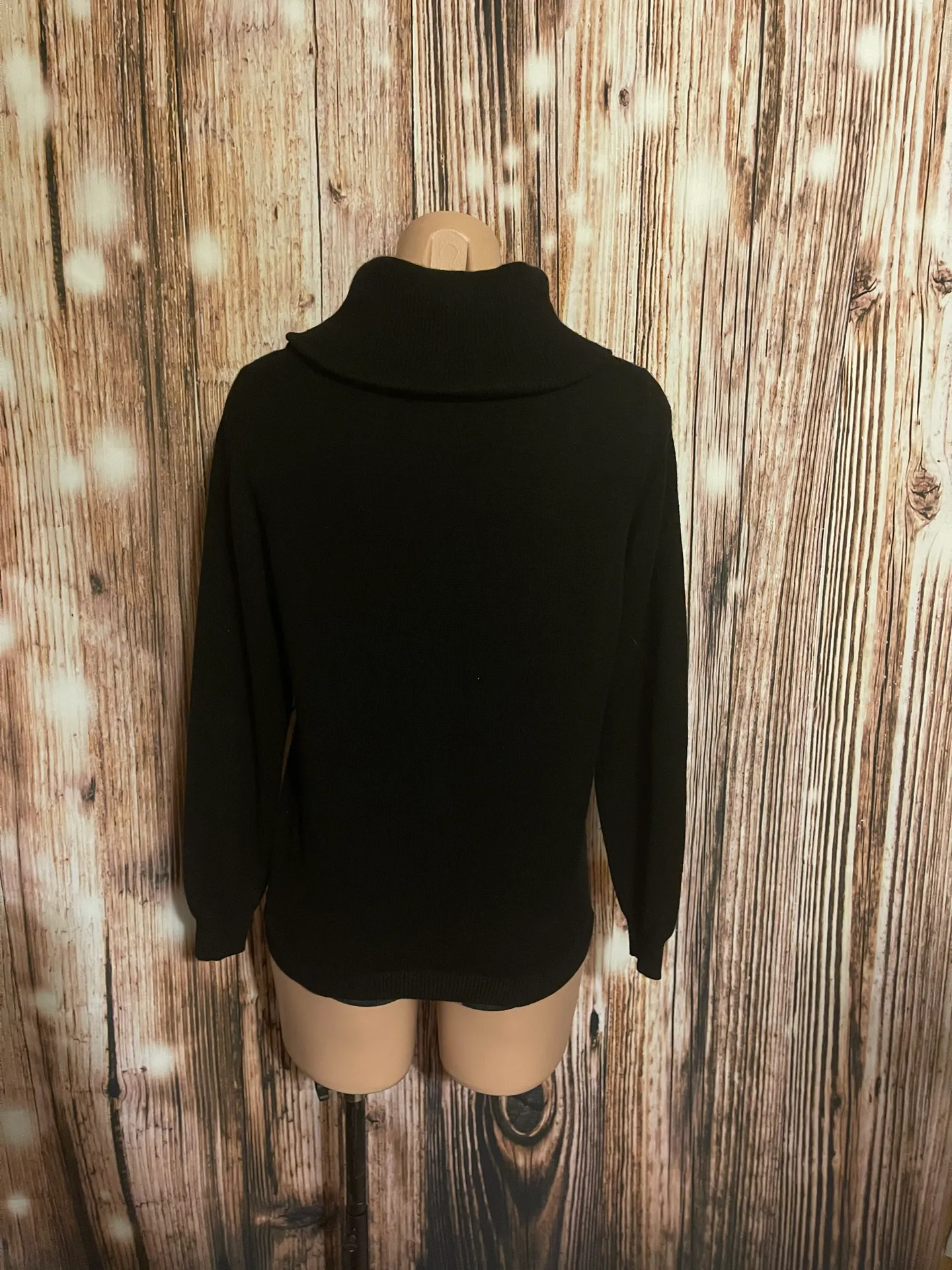 Michael Kors Black Cashmere Turtleneck Sweater - Image 2