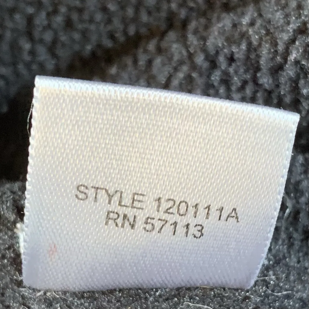 EMS Womens Black Fleece Jacket Small Made Canada Minimalist Basic Vintage‎ - Image 6