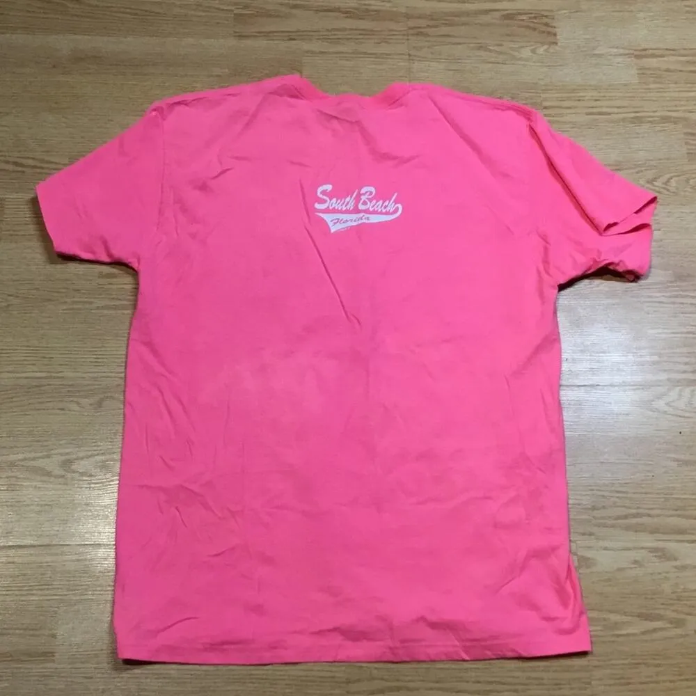Jerzees  South Beach Florida T Shirt - Image 4