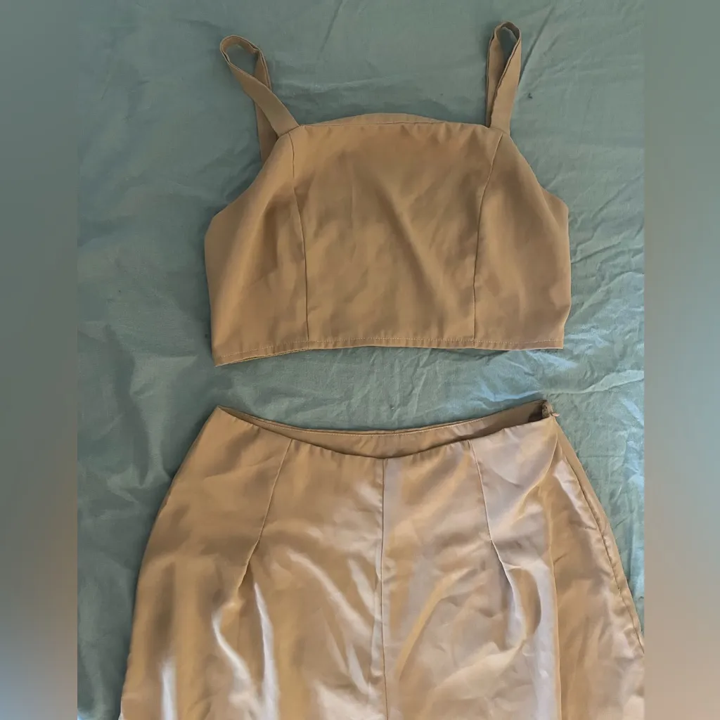 Two piece set wide leg pants Size M - Image 3