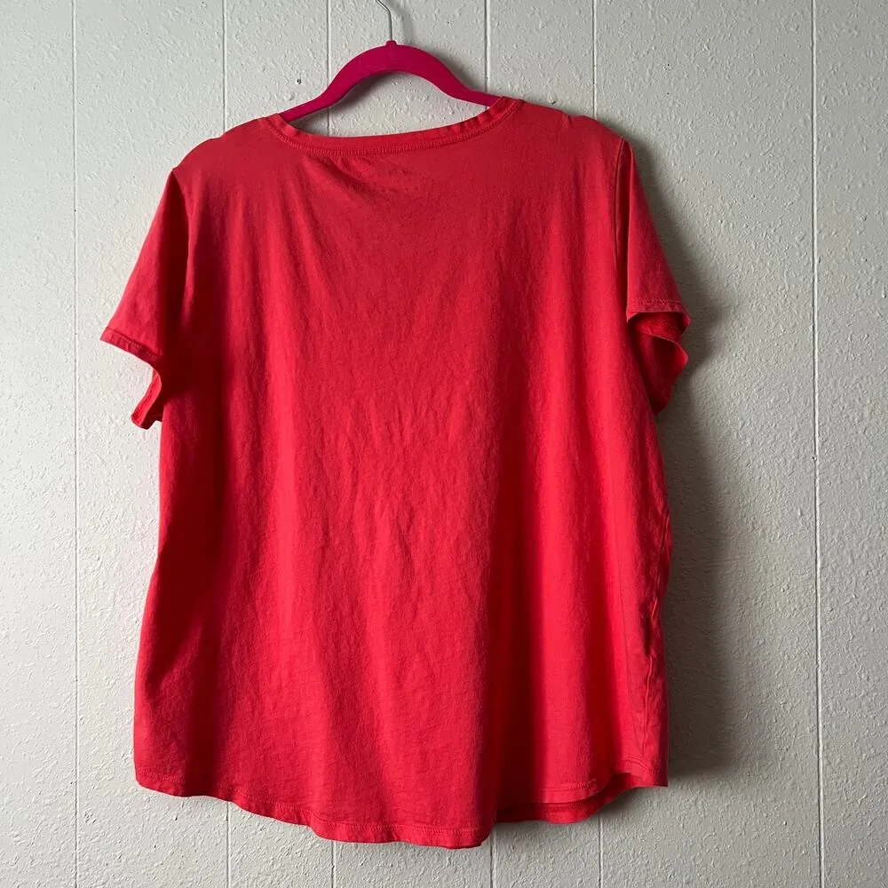 Eddie Bauer Womens T-Shirt 2XL Cotton Lightweight Relaxed Comfort Everyday Wear - Image 5