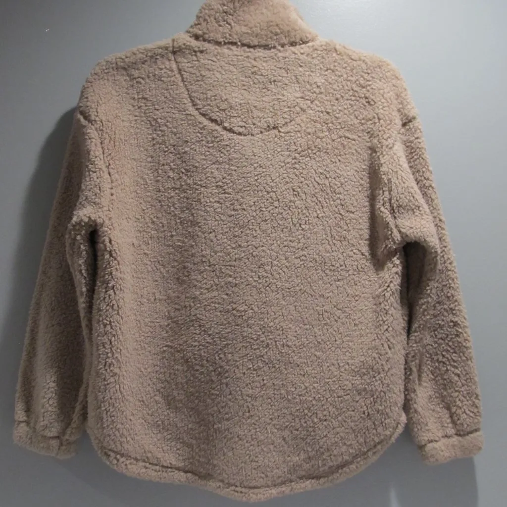 Hippie Rose Juniors' Snowflake Sherpa Snap-Front Jacket S & Sherpa Claw Clip NEW - Image 6