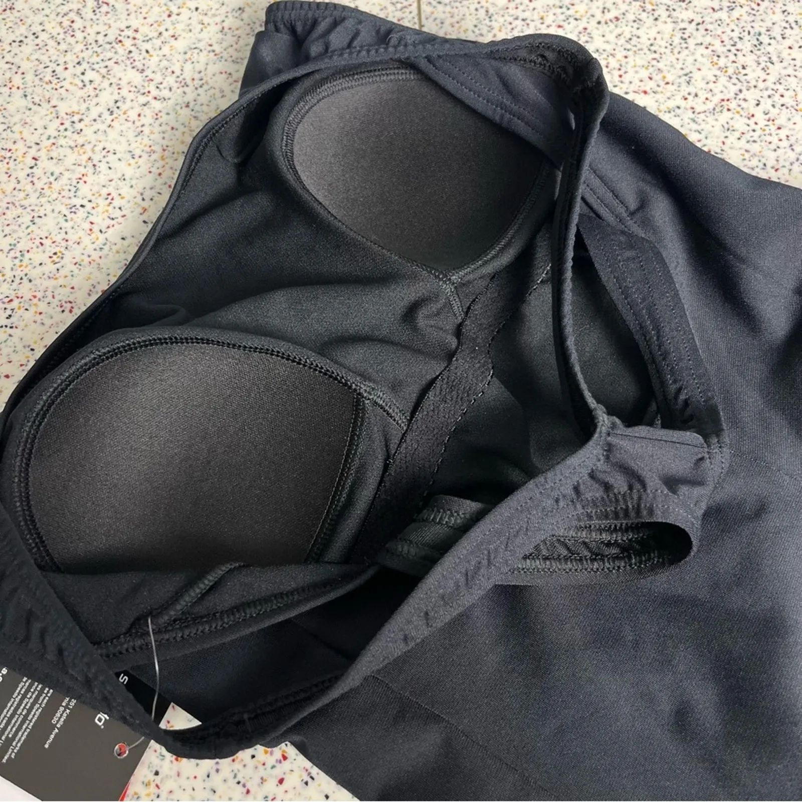 NWT Speedo Women’s Endurance One Piece Sport Swimsuit Black Moderate Cut Size 6 - Image 5