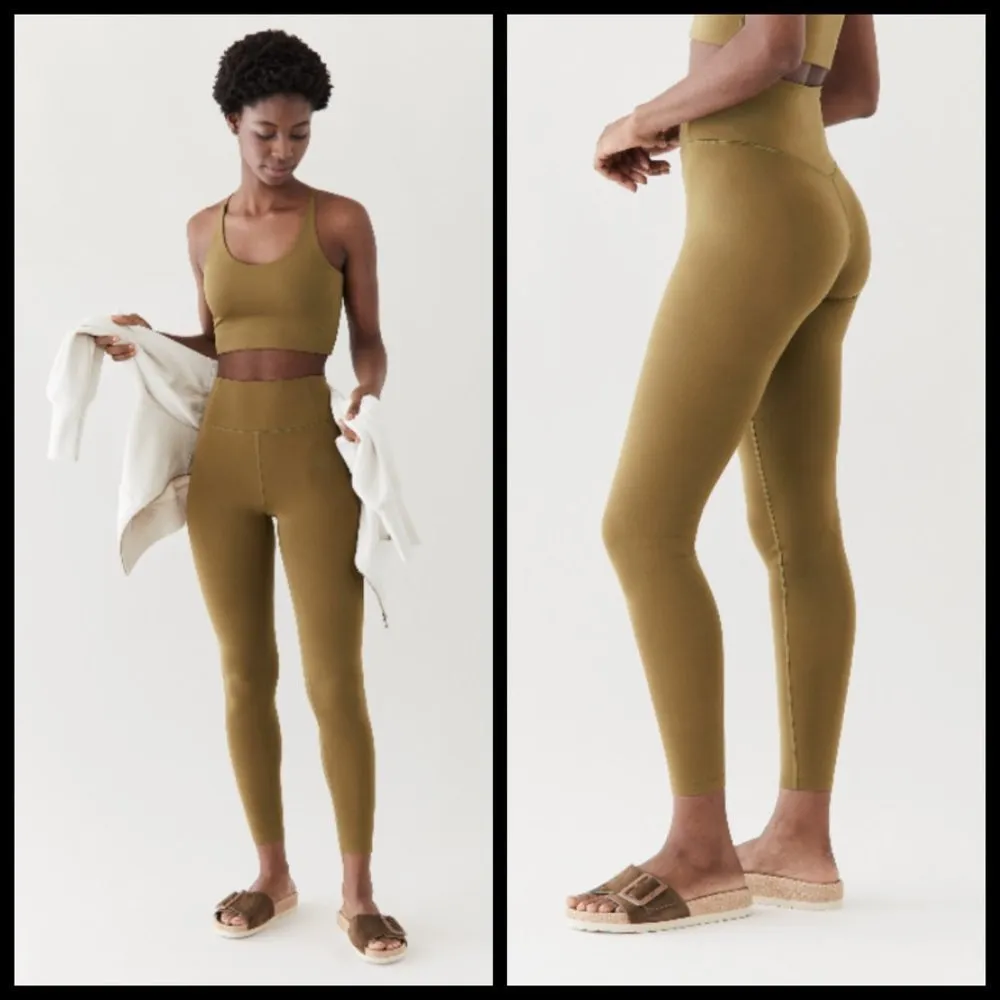 💕GIRLFRIEND💕 FLOAT Seamless High-Rise 7/8 Length Legging Fern XL NWT - Image 5