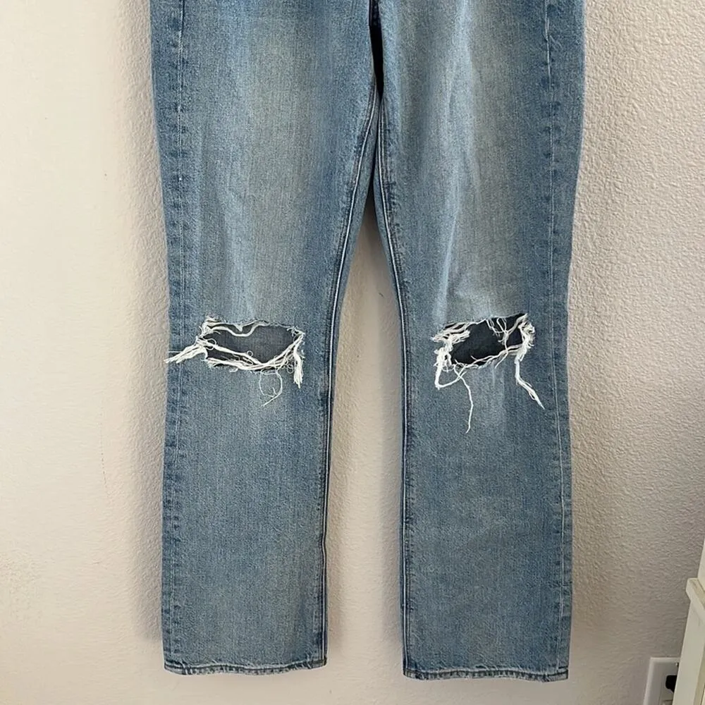 American Eagle '90's Boot Cut Distressed Denim Jeans 0 - Image 4