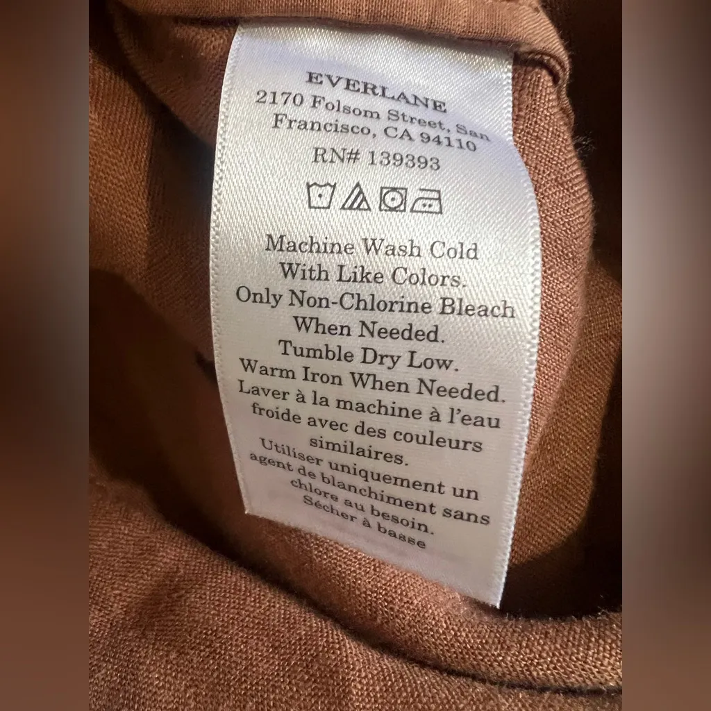 EVERLANE THE WRAP JUMPSUIT IN LINEN - Image 5