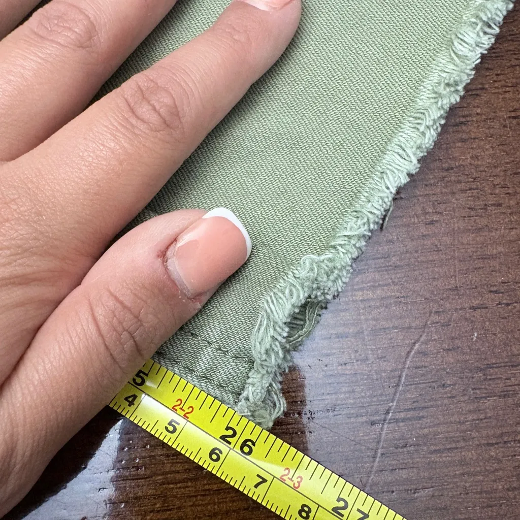 Old Navy Women's perfect straight Droit Parfait Green Ankle Pants - Image 7