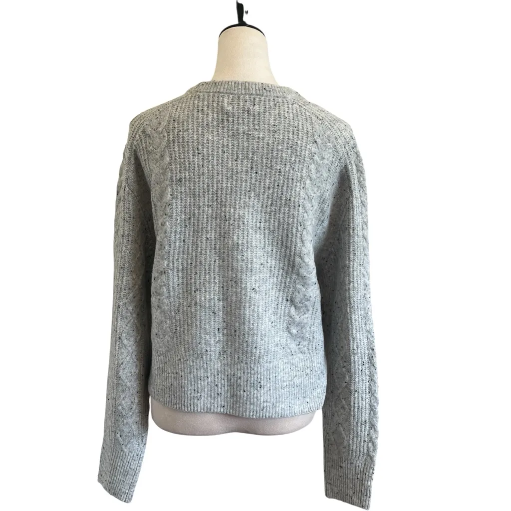 Universal Thread Heather Gray Cable Knit Sweater - Image 2