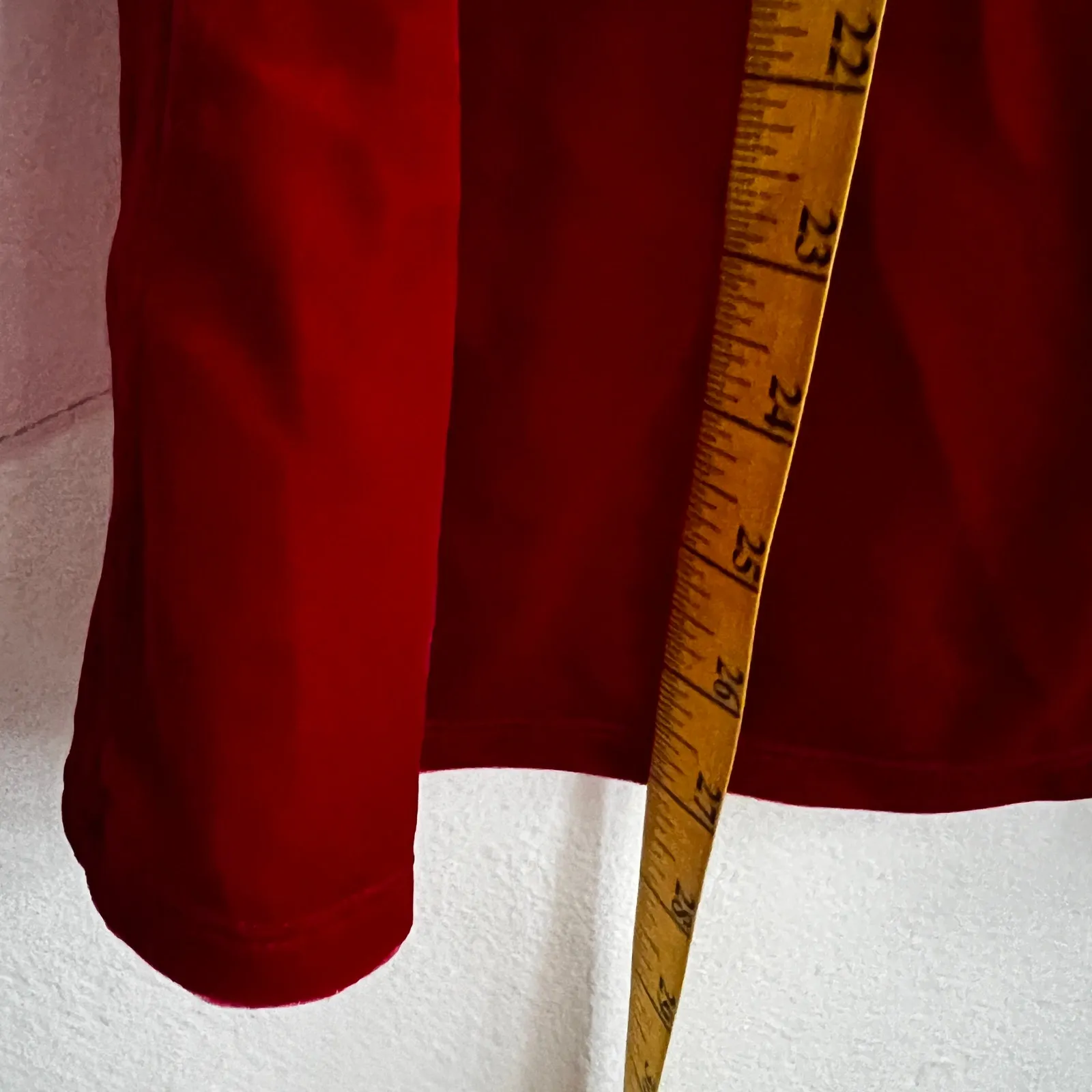 Red Velvet Tank Top, Romantic, Y2K, Glam, Soft, Vintage-Inspired, Luxe,‎ XL - Image 4