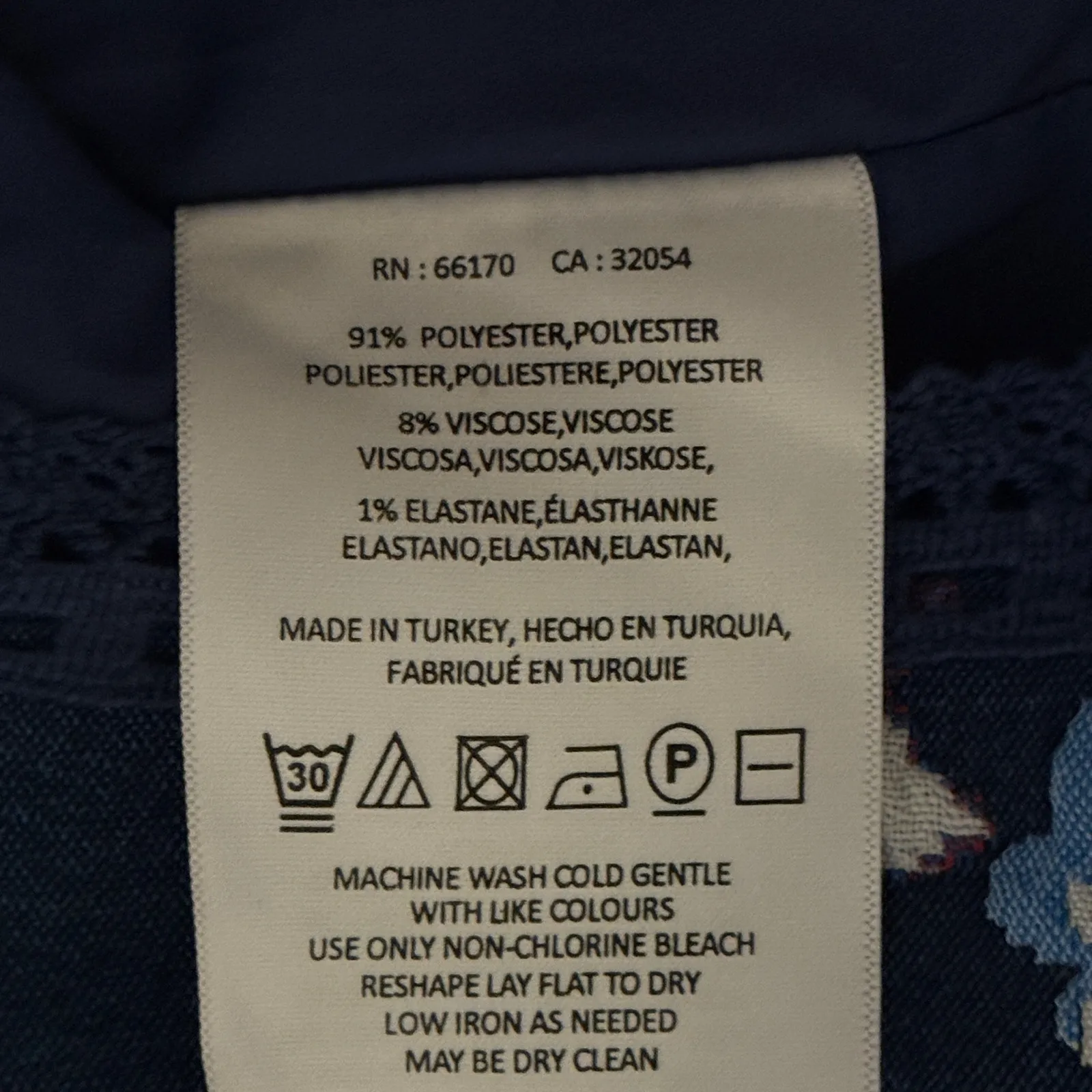 Maeve Anthropologie Cardana Size 0 Blue Jacquard Floral Mini Skirt Y2K Style‎ - Image 10