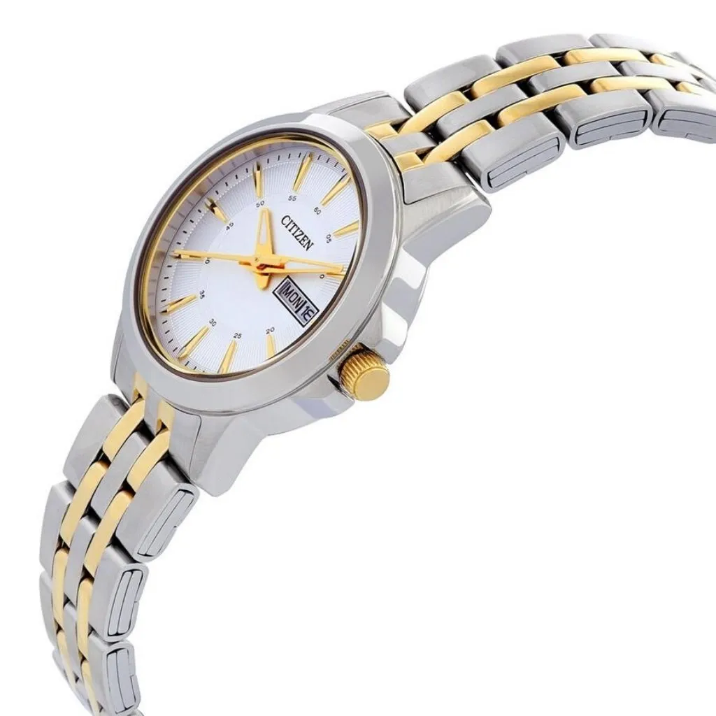 NWT Authentic Citizen Quartz White Dial Women's Watch - Image 2