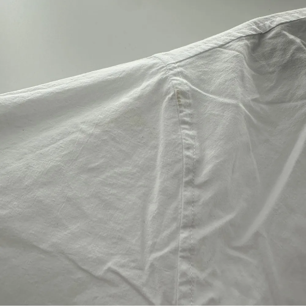 Madewell The Signature Poplin Oversized Button Down Shirt in Eyelet White Sz XXS - Image 10