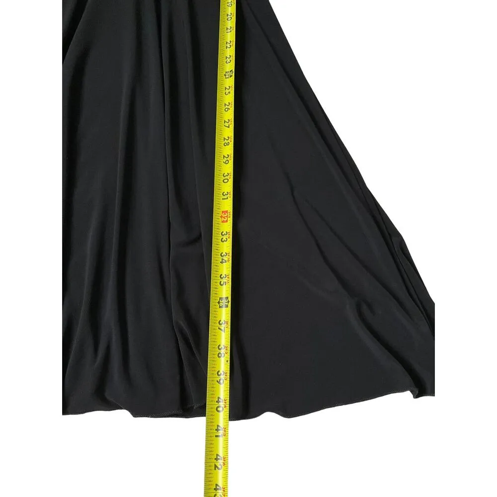 Sally USA Black Fit & Flare Cap Sleeve Dress Women's Size Small | 50 - Image 8