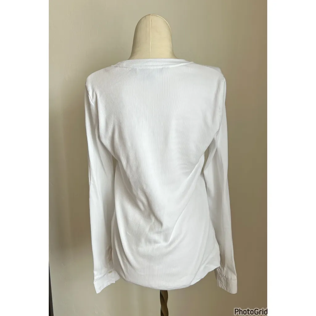 Veronica Beard Jeans Hillie White Asymmetrical Top - Image 3