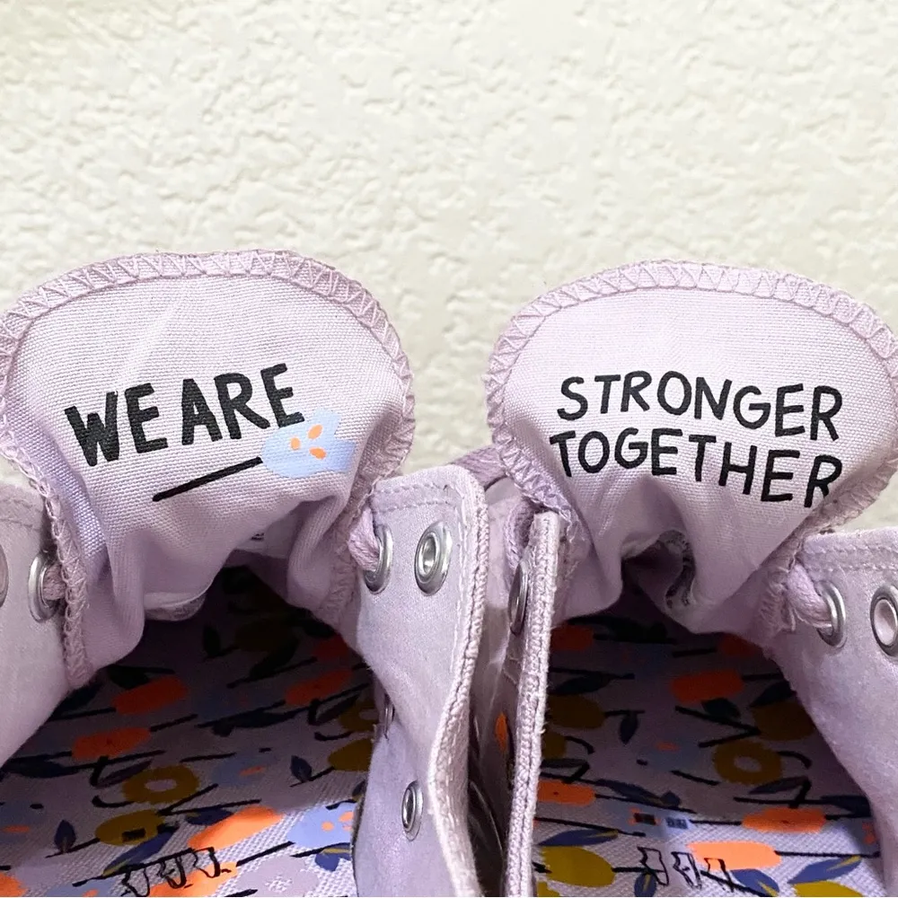 CONVERSE Chuck 70 Ox Women’s History Month Canvas Tearaway Sneakers Plum Size 9 - Image 14