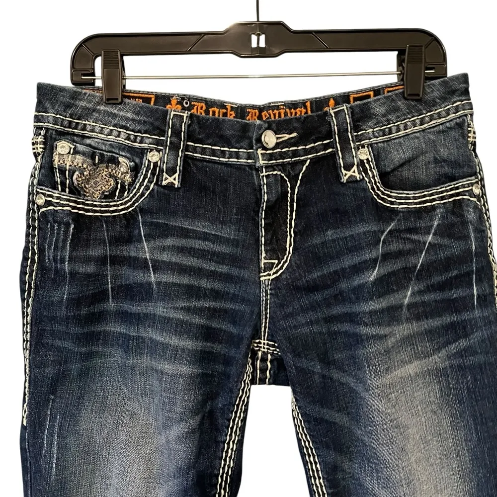 Rock Revival Junia Easy Stretch Cropped Jean, Sz 29 - Image 6