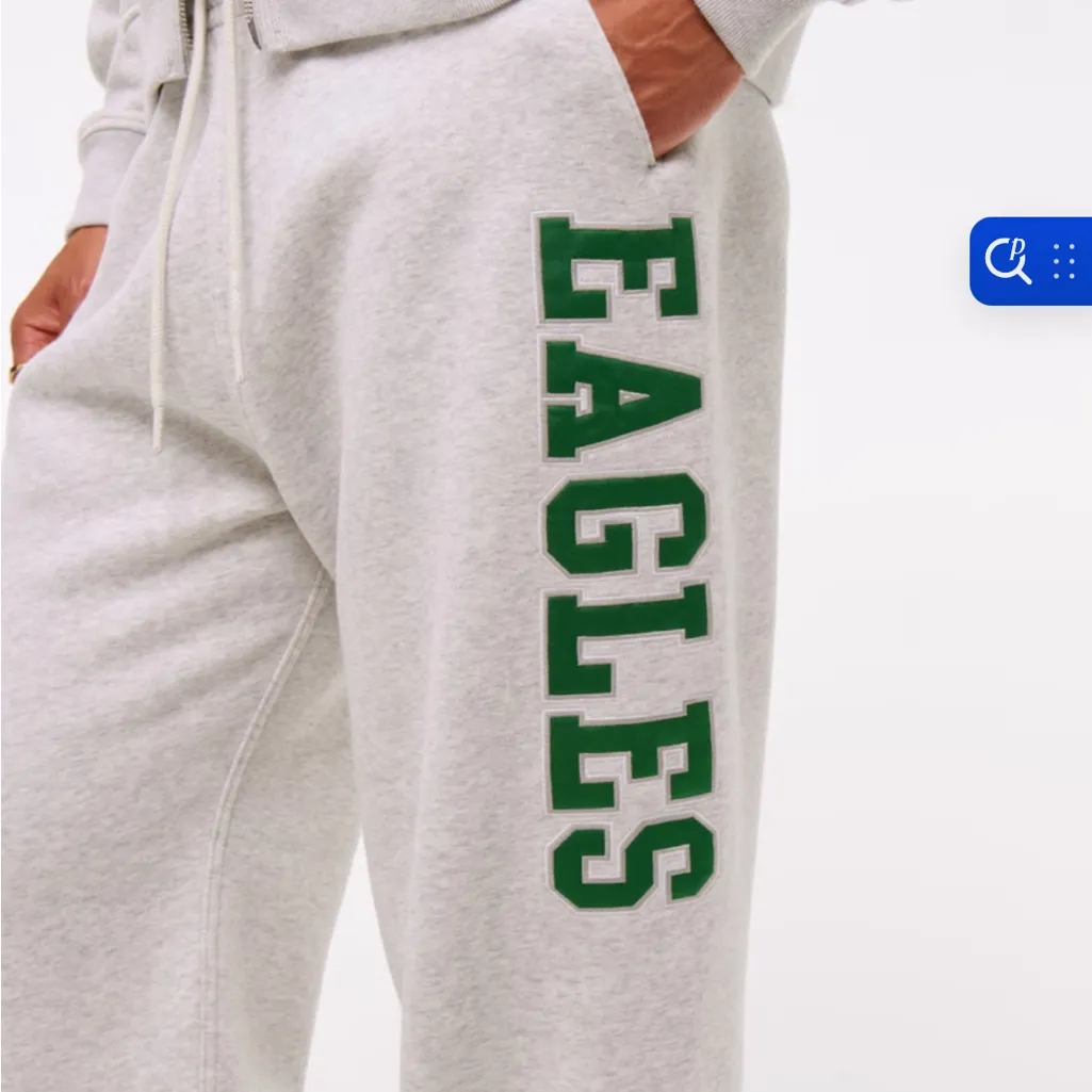 Abercrombie nfl eagles sweat pants NWOT - Image 2