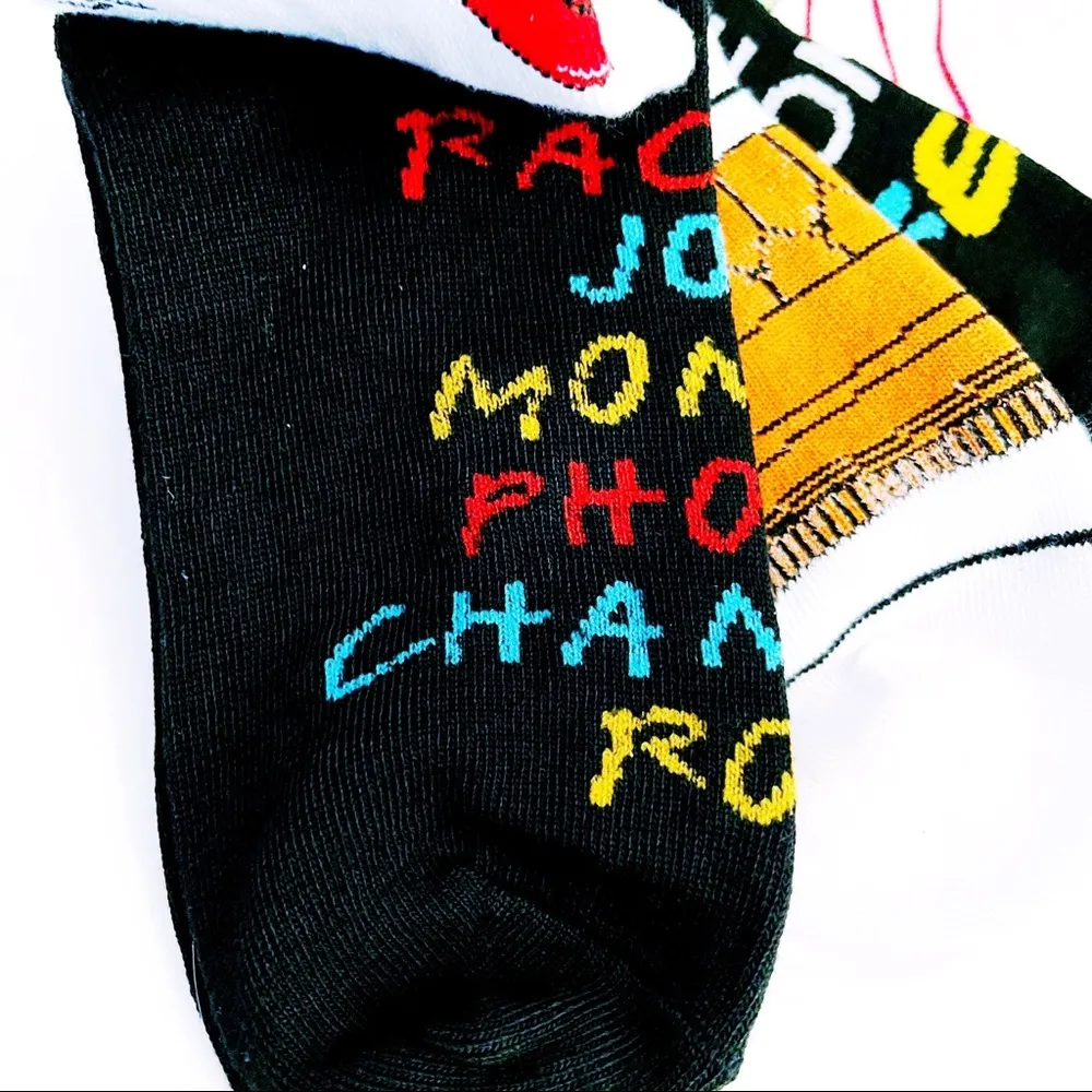 Friends 90s TV Show Womens No Show Socks Central Perk Umbrella Fun Novelty Gift White - Image 5