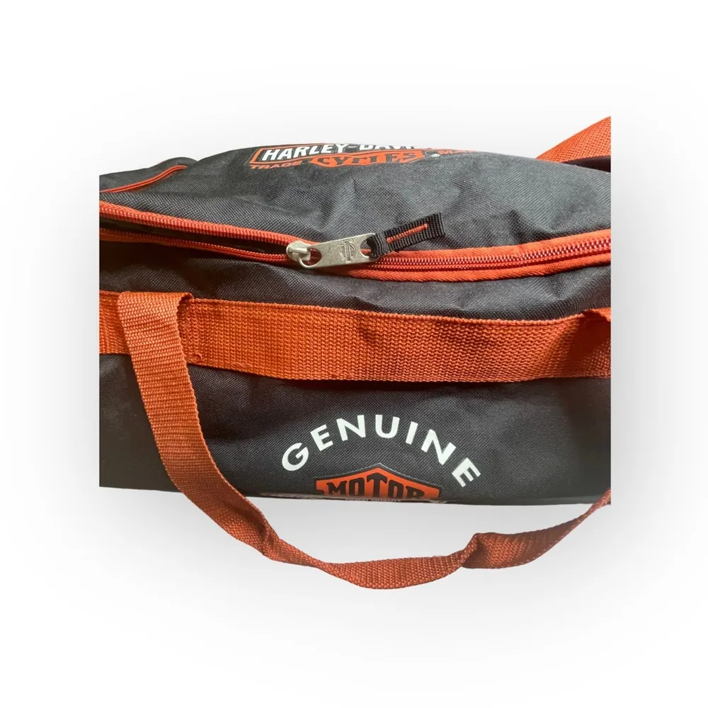 ✪ Bar Shield Logo Duffle Motorcycle Biker Travel Gym Bag ✪ Brown - Image 7