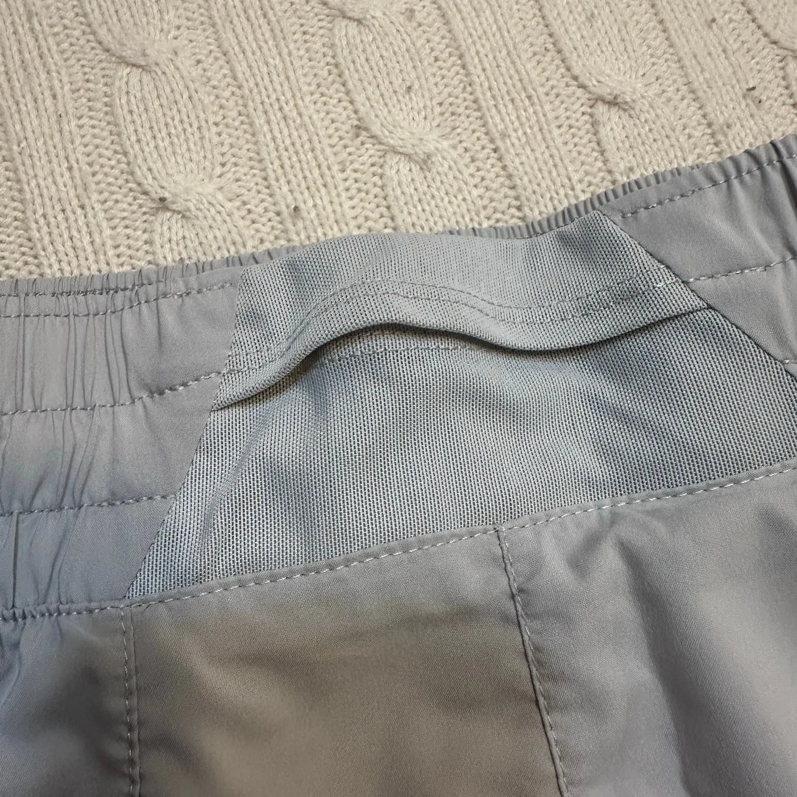 Nike Dri-Fit Running Shorts sz L Light Gray Activewear Nike Shorts - Image 4