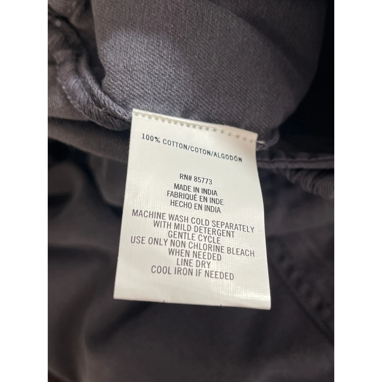 O'Neill Women's Gray High Rise Barrel Baggy Wide Leg Cargo Trousers Pants Size S - Image 7