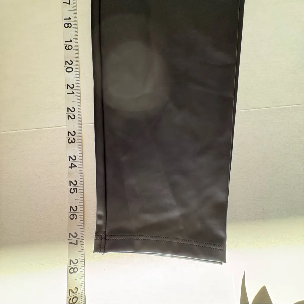 Calzedonia thermal leather effect leggings black medium - Image 12