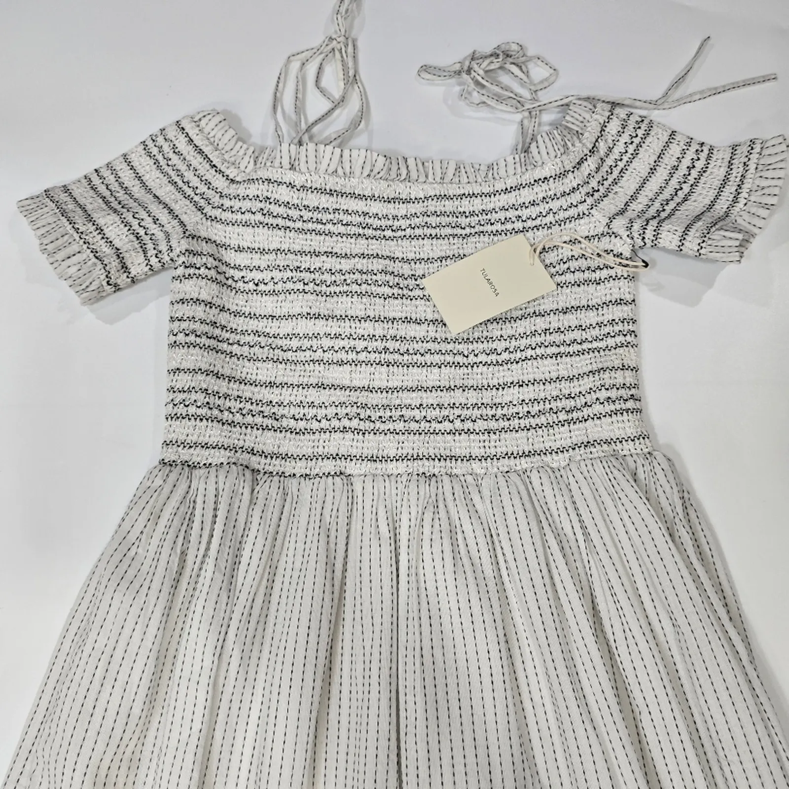 Tularosa Tallulah Midi Dress in Ivory Small - Image 4