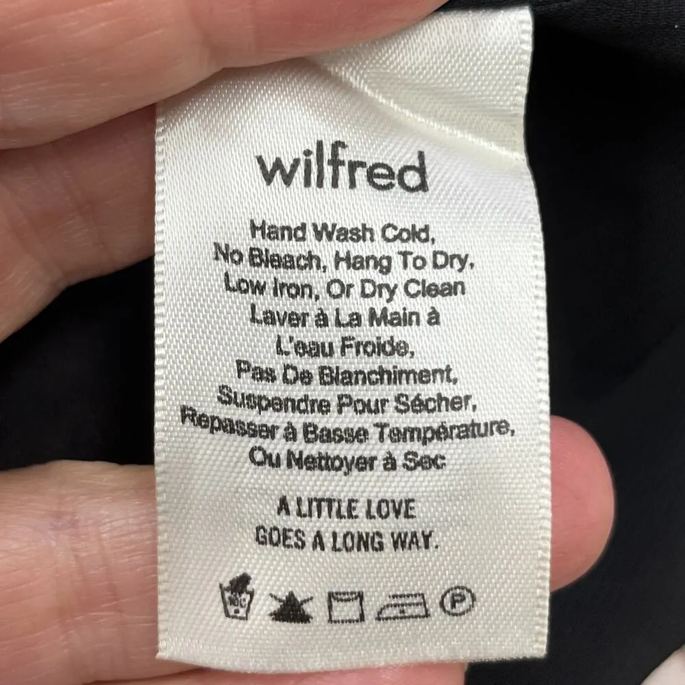 Aritzia Wilfred Charpont Shift Mini Dress Women XS Floral Dark Romantic - Image 5