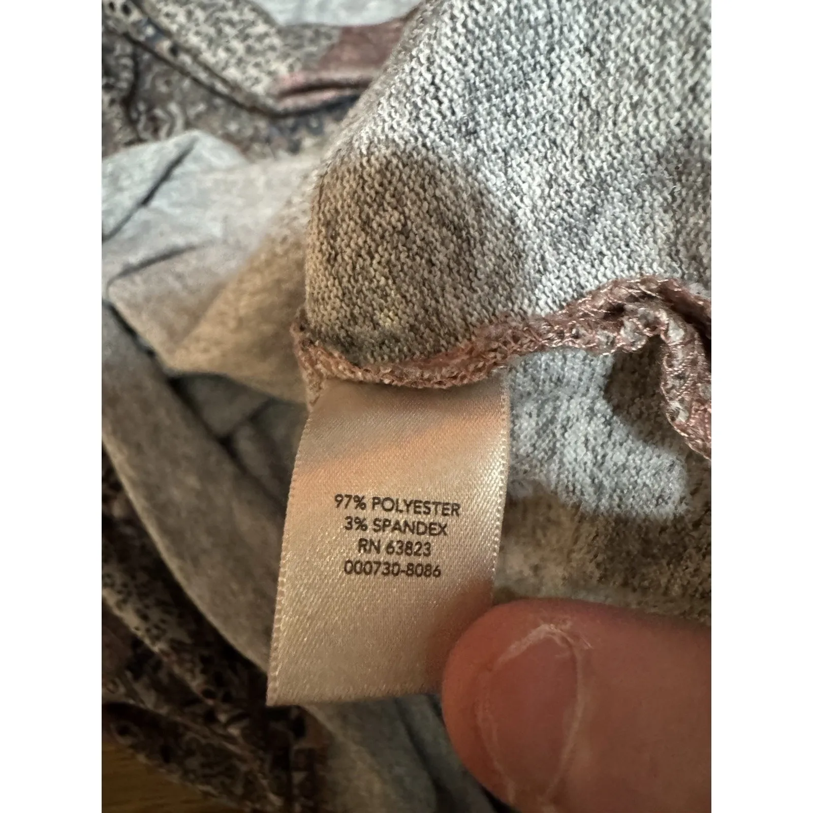 Cjbanks Woman Size 3X Cowl Neck Long Sleeve Shirt Paisley Career Business Casual - Image 9