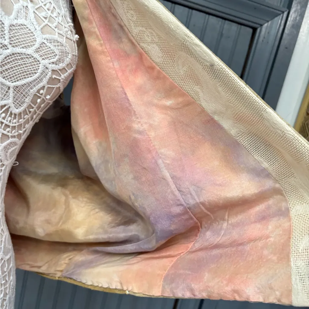 Handmade Artsy Vest, Funky Abstract Print, Colorful Patterned Vest Eclectic EUC - Image 10