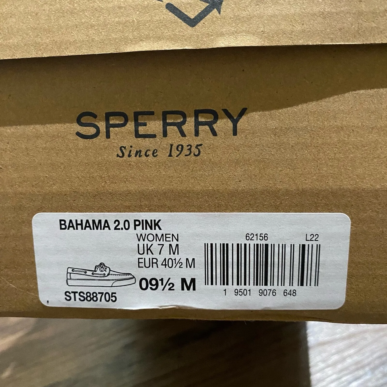 Sperry sz 9.5 pink Womens Bahama 2.0 lace up‎ vacation minimalist loafers NWT - Image 7