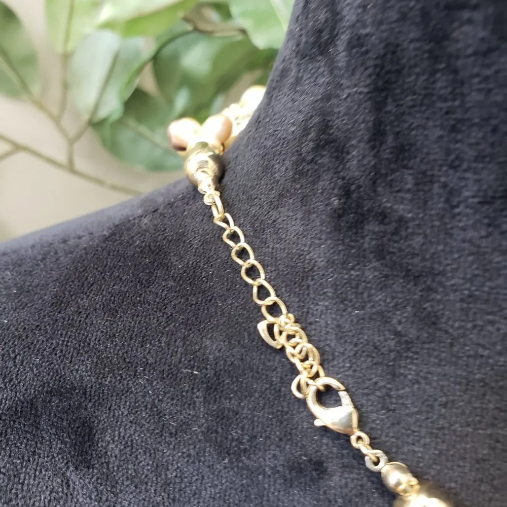 Womens Fashions Multicolor Faux Glass Beaded Collar Necklace with Lobster Clasp - Image 6