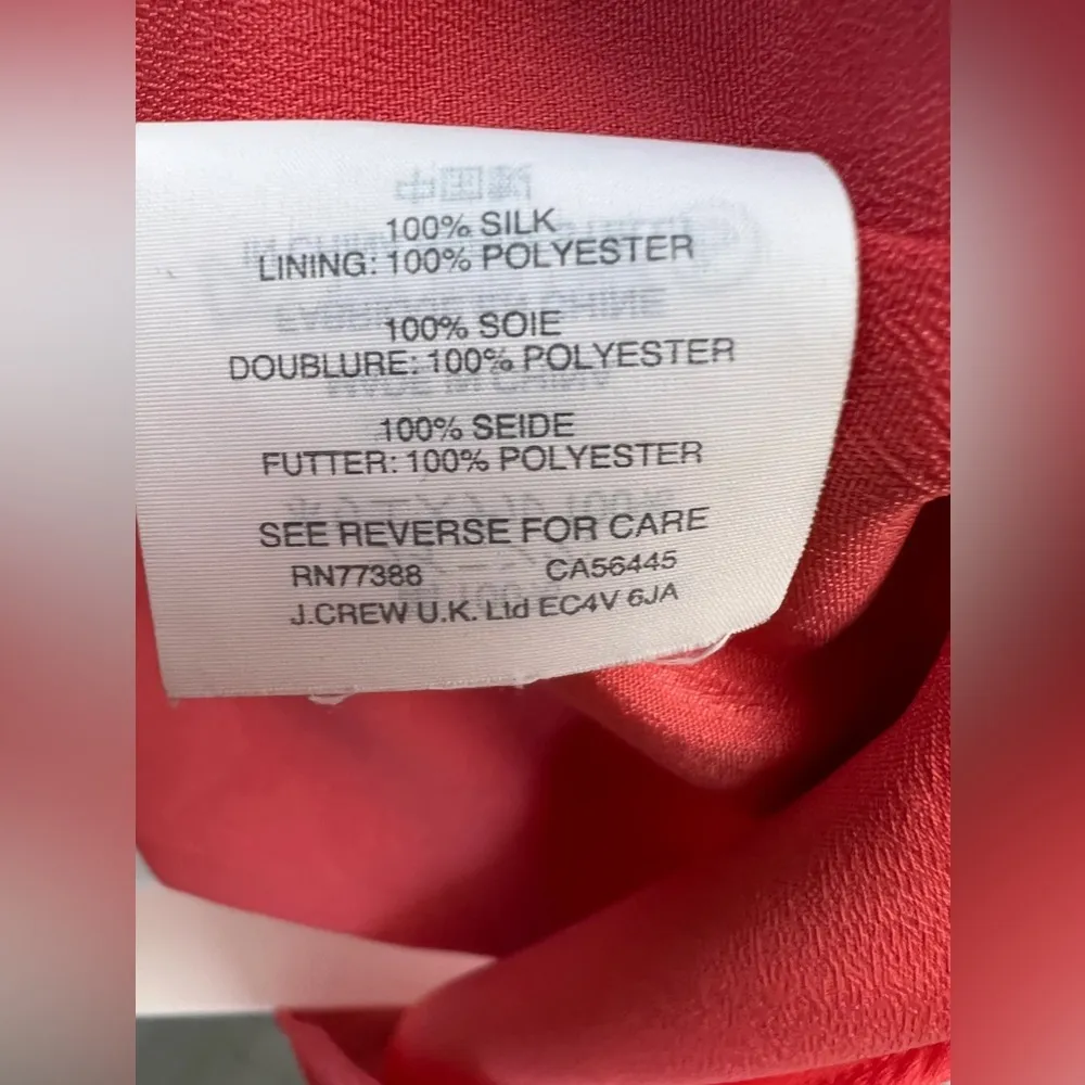 J. Crew Premium Silk Midi Halter Top - Size 14 (Fits like 12/14) - Image 3