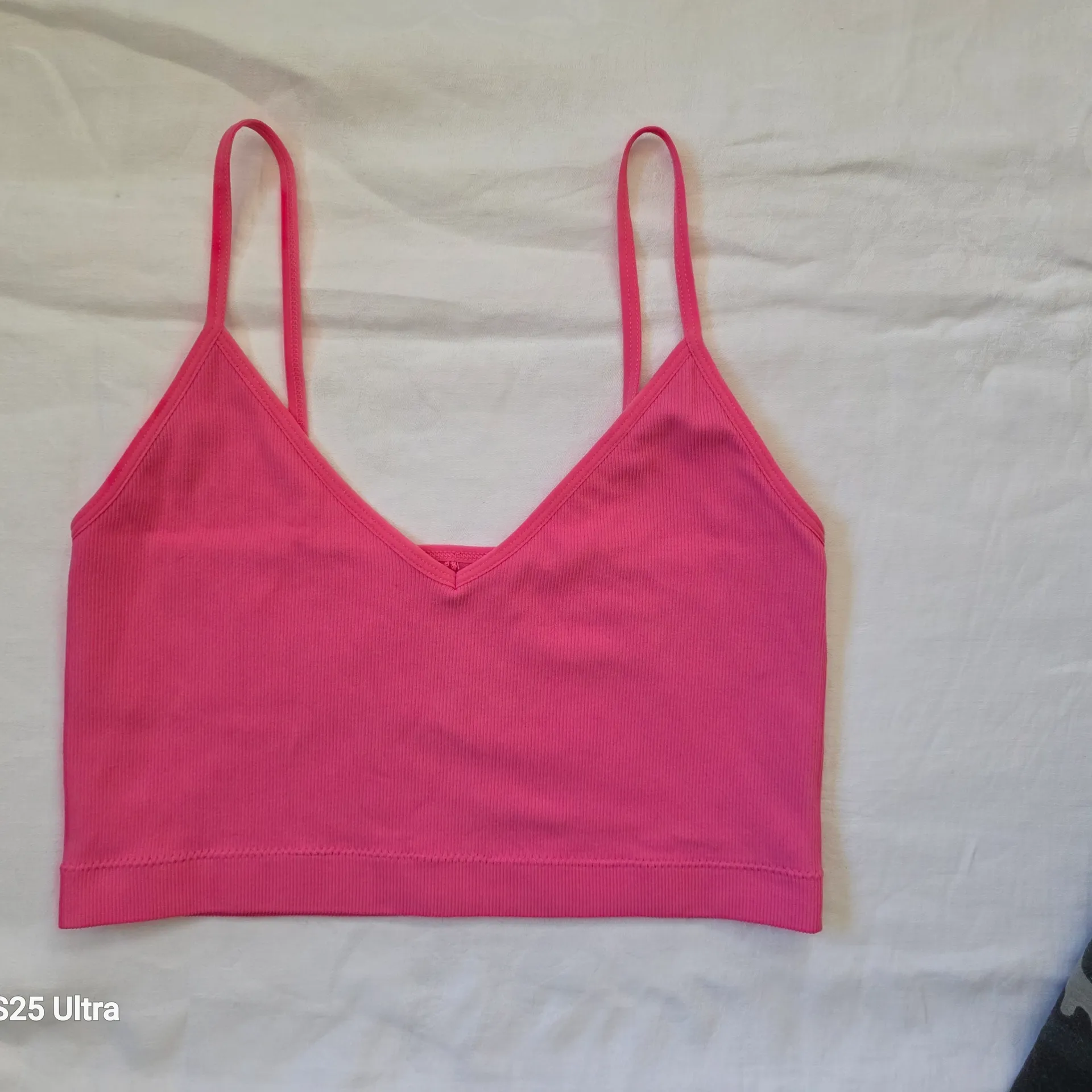 Garage Hot Pink Bandeau Top NWOT - Image 2